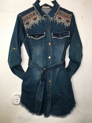 VESTIDO TEJANO Lass Girl  TALLA S LYCRA