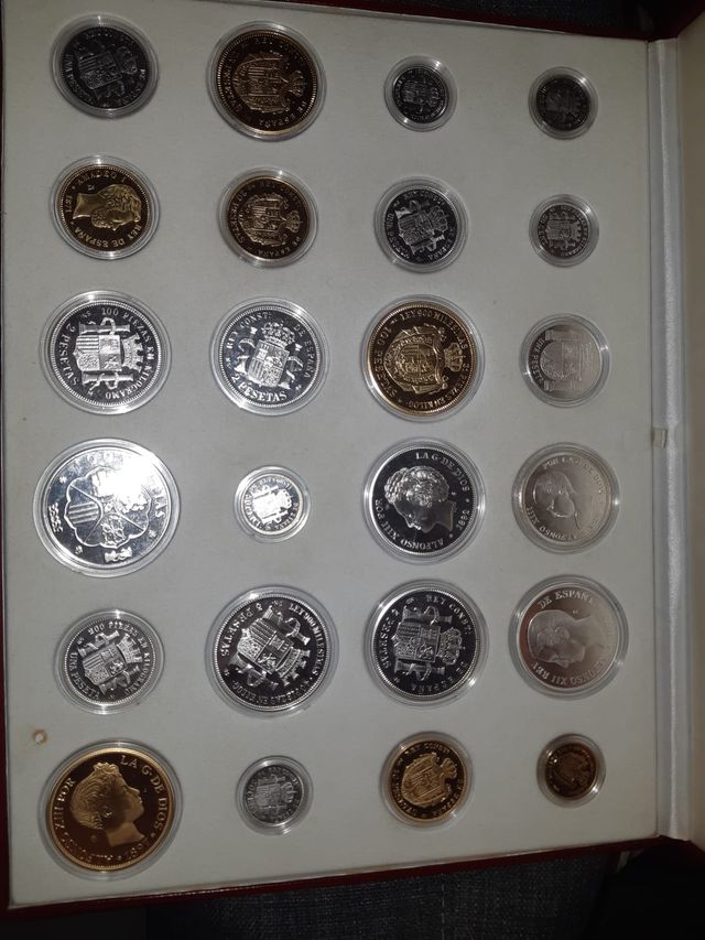 COLECCION MONEDAS DE PLATA HISTORIA DE LA PESETA