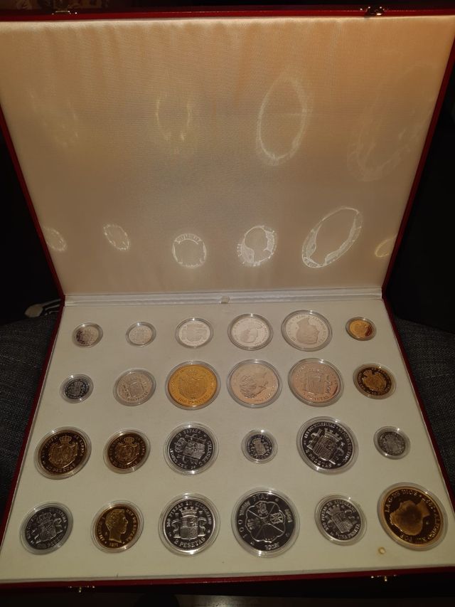 COLECCION MONEDAS DE PLATA HISTORIA DE LA PESETA