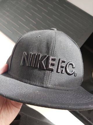 gorra nike fc negra
