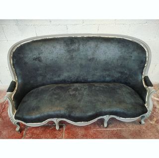 Sofá antiguo francés estilo Luis XV restaurado