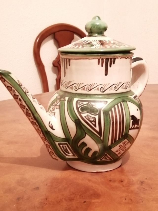 Juego cafe cerámica de Teruel, de Punter