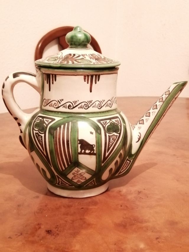 Juego cafe cerámica de Teruel, de Punter