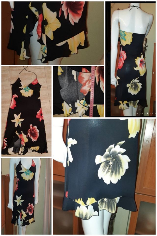 36/38 dos vestidos vintage, chica/mujer