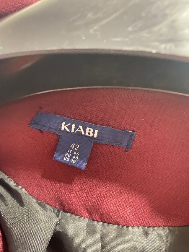 Blazer americana granate