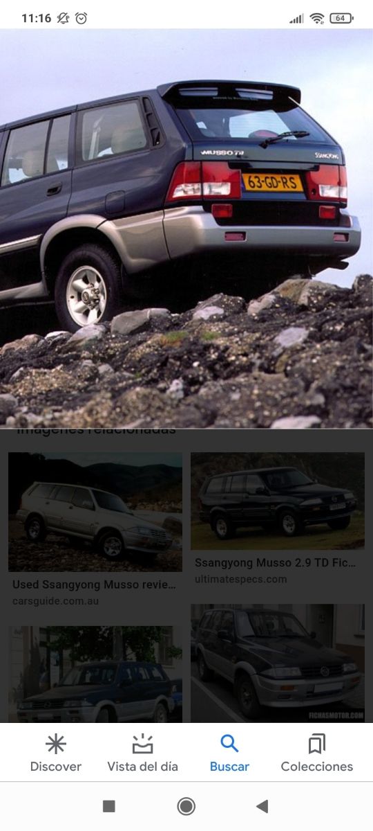 SsangYong Musso 2001 DESPIECE