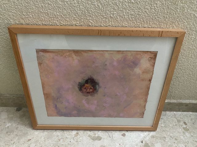 Cuadro con pintura marco de fotos 42,5cm x 52,5cm