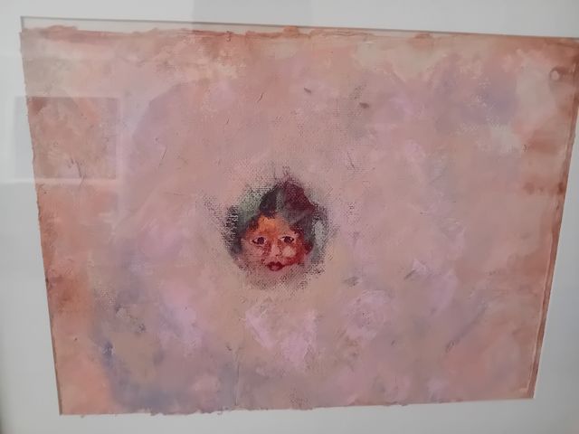 Cuadro con pintura marco de fotos 42,5cm x 52,5cm