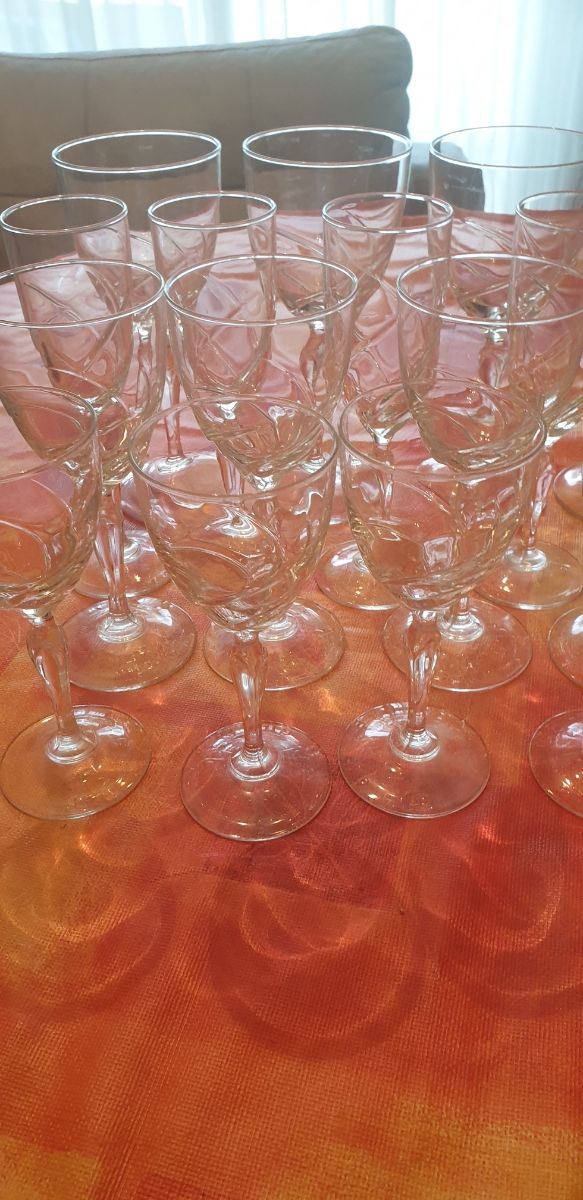 cristaleria 24 piezas sin estrenar