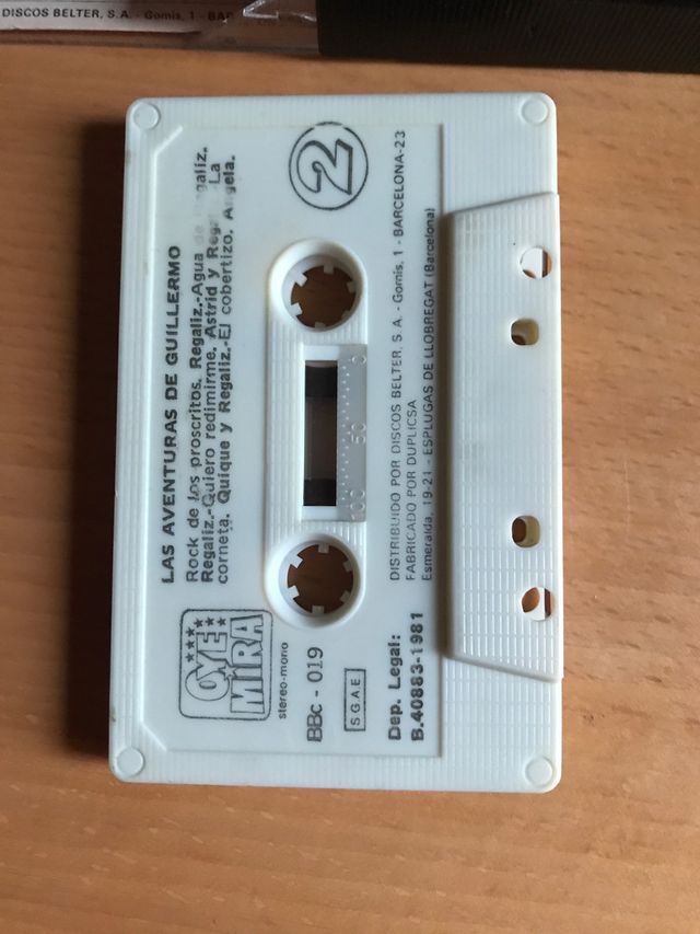 Casete Las aventuras de Guillermo