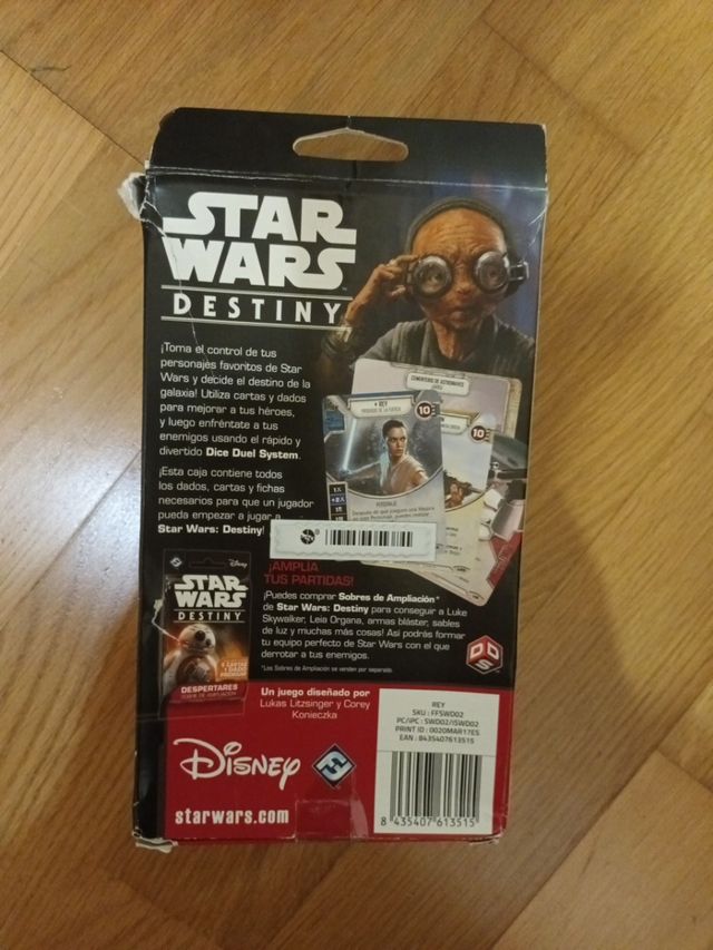 Juego de cartas Star Wars