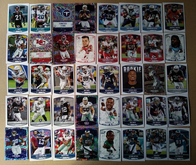 cromos NFL 2014, 2015 y 2018