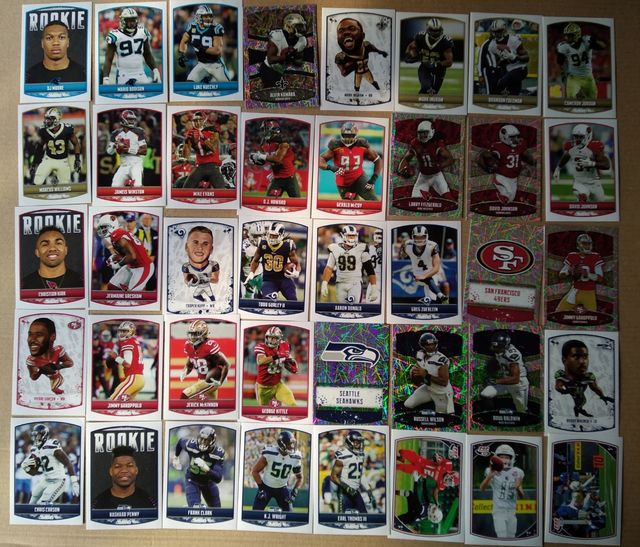 cromos NFL 2014, 2015 y 2018