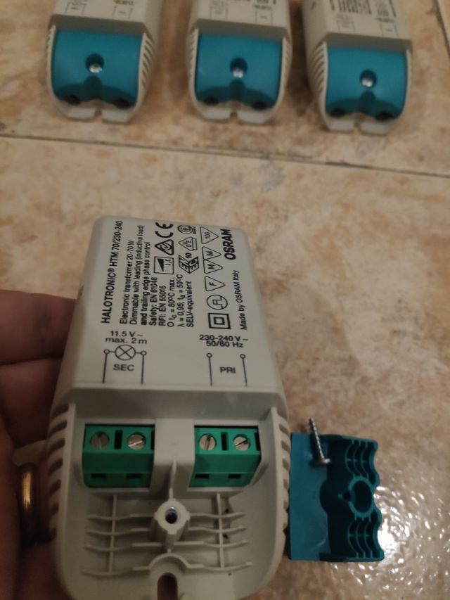 4 Transformadores para luces leds