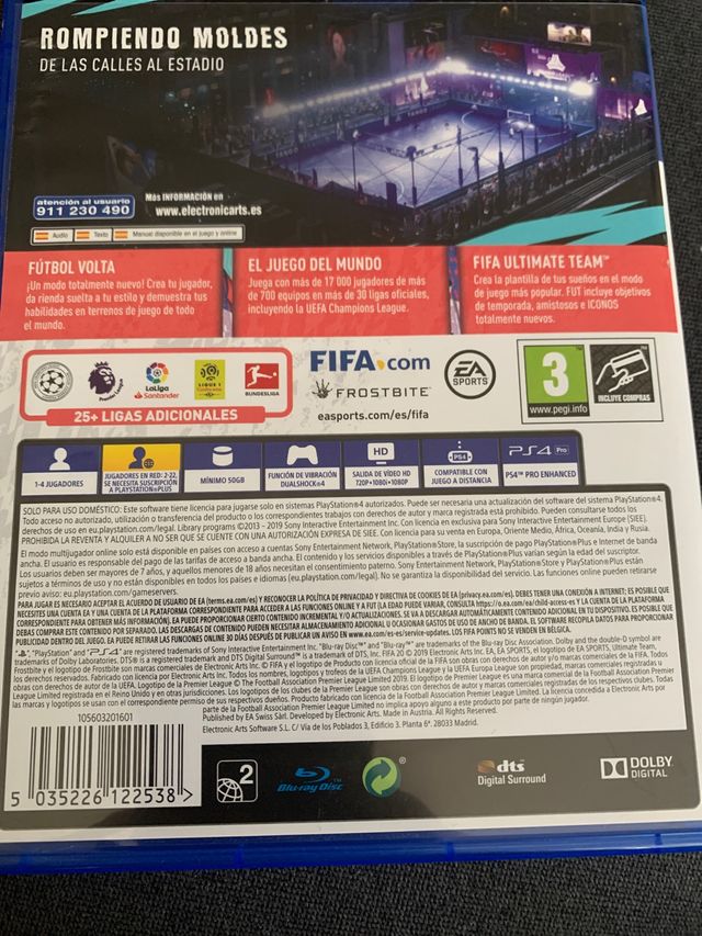 Juego PS4 FIFA 20