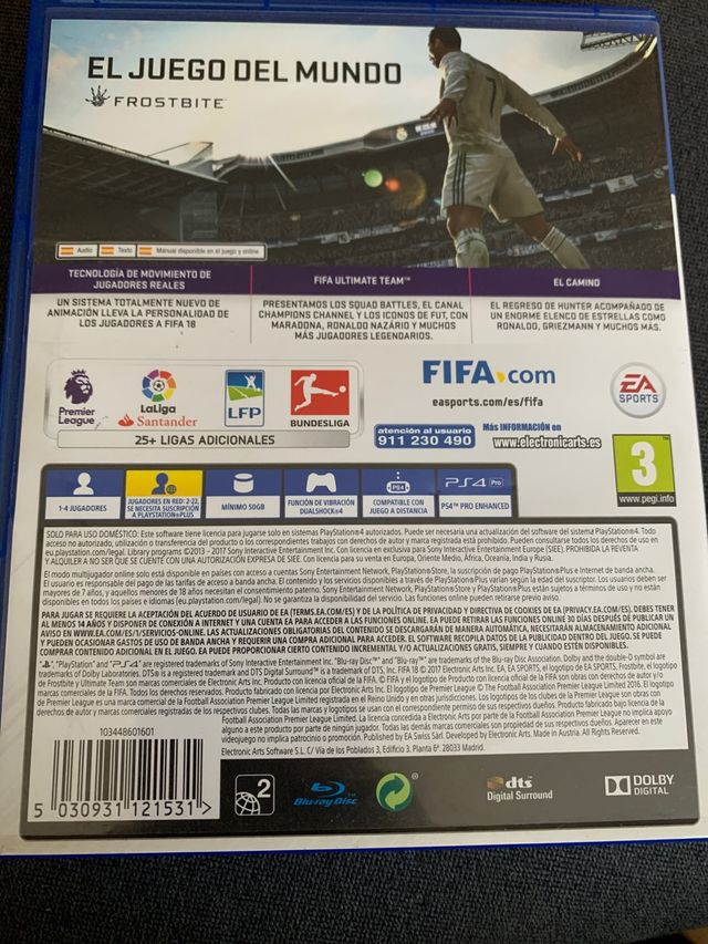 Fifa 18 para PS4