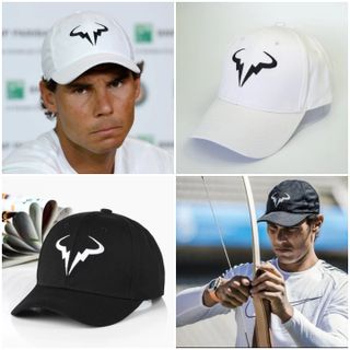 Gorra Rafael Nadal NEGRA\\/BLANCA A ESTRENAR FUENGIR de segunda mano por  17,95 EUR en Fuengirola en WALLAPOP