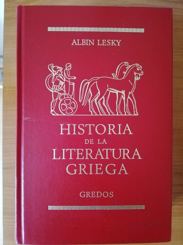 Historia de la Literatura Griega de Albin Lesky de segunda mano por 30