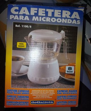 Cafetera microondas de segunda mano por 20 EUR en Guijuelo en WALLAPOP