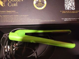 Plancha para el cabello gree golden curl de segunda mano por 7 EUR en  Tarragona en WALLAPOP
