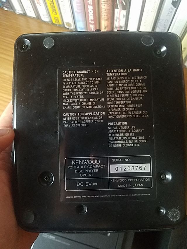 Kenwood Discman años 80