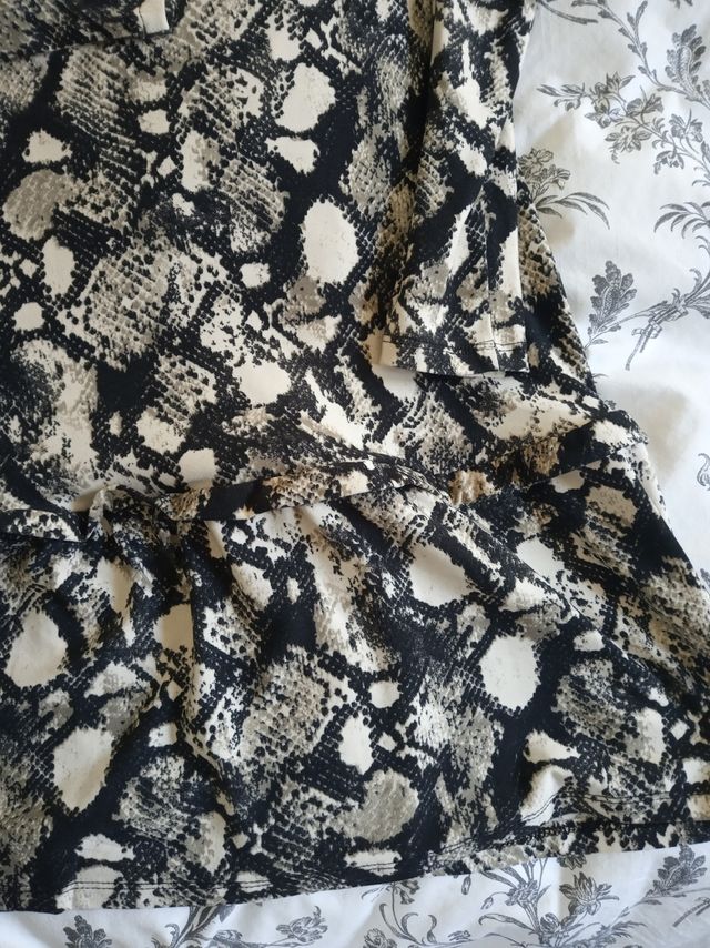 Vestido animal print