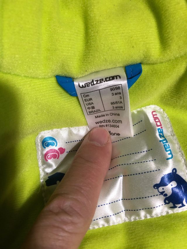 Chaqueton y pantalon ski 3/4 años