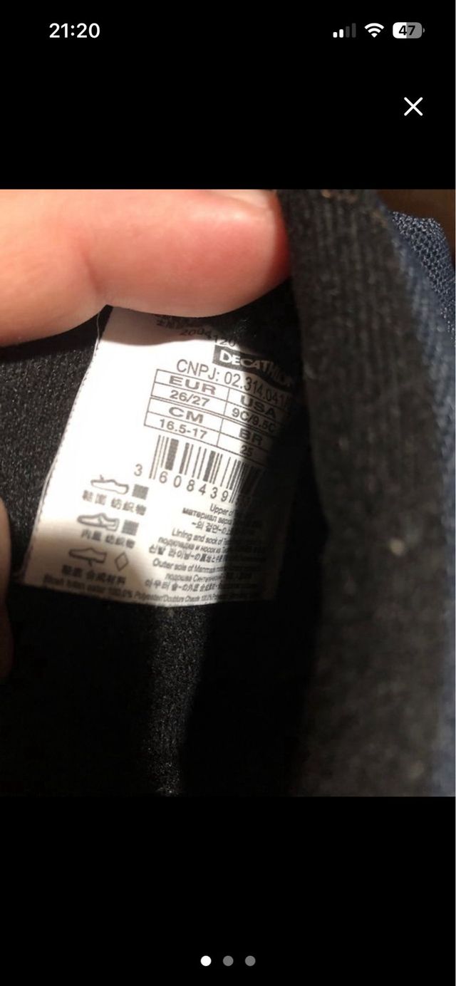 Botas nieve talla 26/27