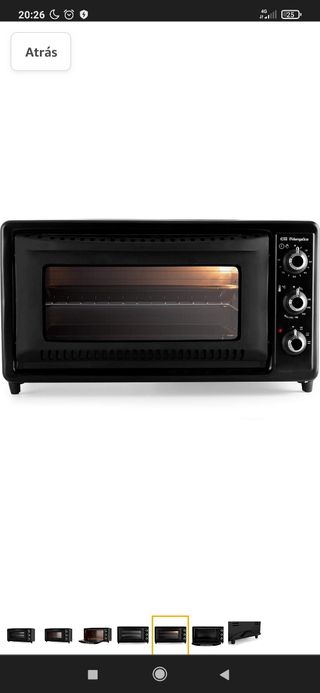 Horno eléctrico Orbegozo Hot 397 de segunda mano por 60 EUR en Bótoa en  WALLAPOP
