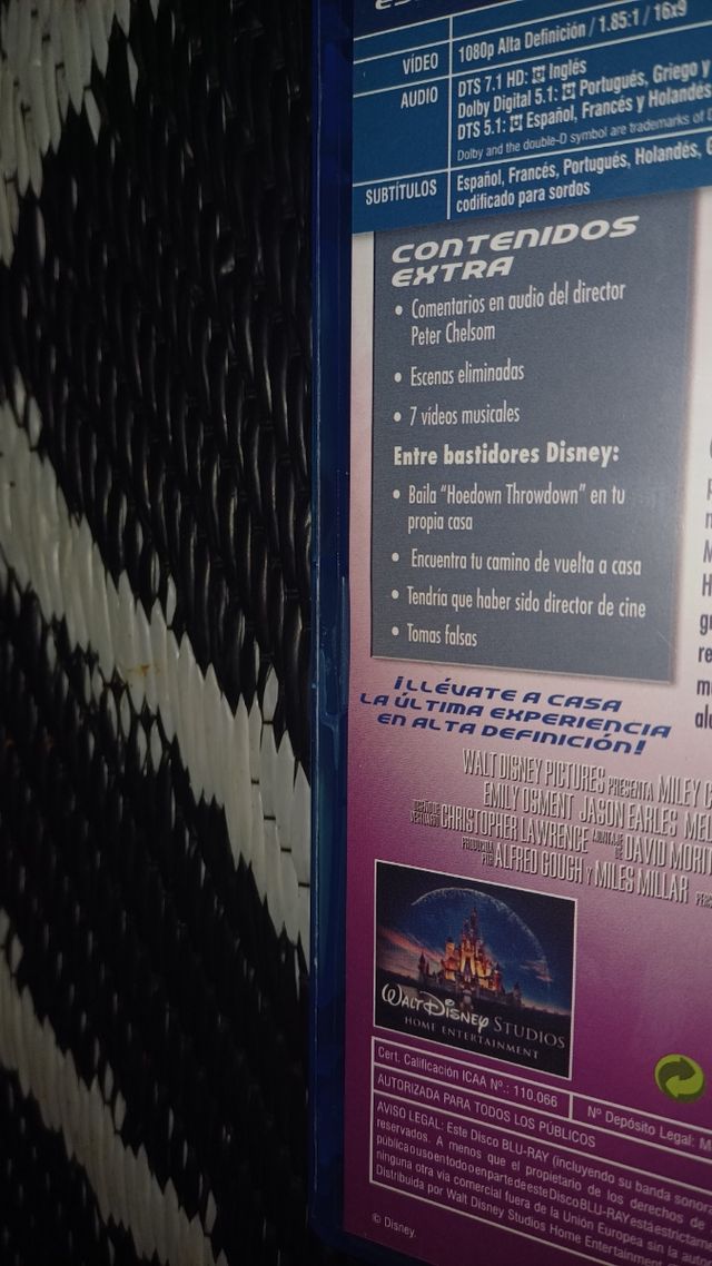 HANNA MONTANA ( LA PELÍCULA ) BLU RAY DESCATALOGAD