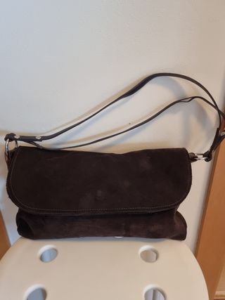Bolso Ante Marrón Zara de segunda mano por 15 EUR en Torrelodones en  WALLAPOP
