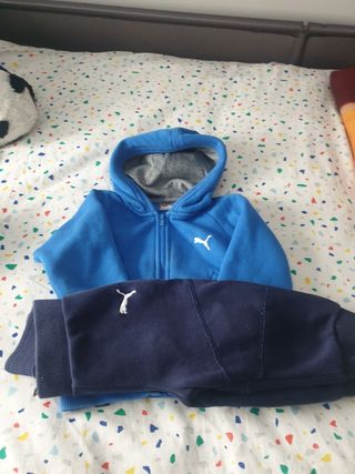 Chandal puma bebe talla 6-9meses de segunda mano por 10 EUR en Madrid en  WALLAPOP