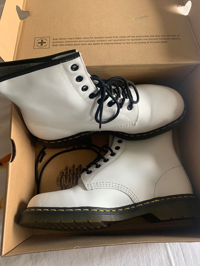 Botas Dr. Martens originales 45 blancas