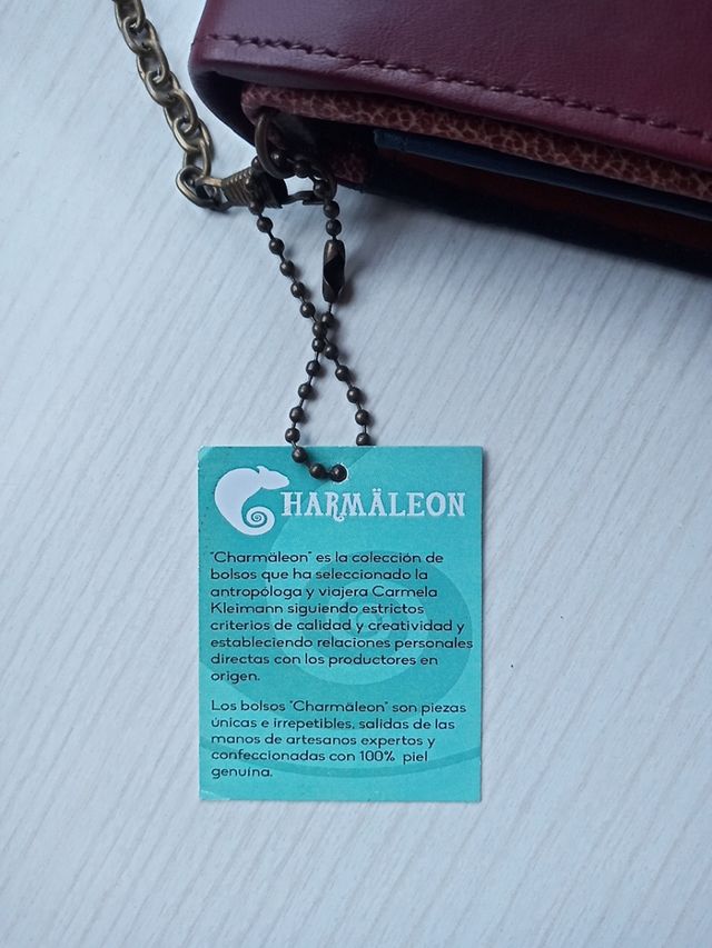 Cartera bolso de piel