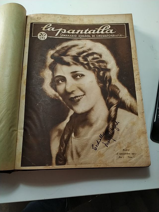 semanario cinematografía LA PANTALLA 1927/28