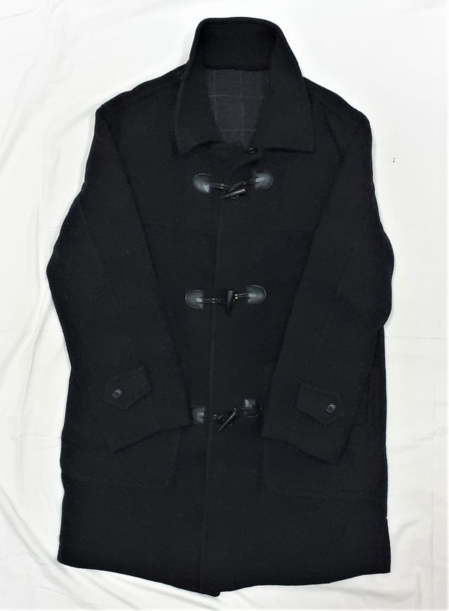 EMIDIO TUCCI.CHAQUETÓN TRENKA LANA GRIS