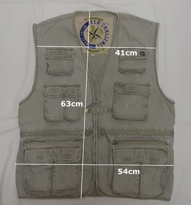 Chaleco Hi-Tec para caza y pesca (Talla L)