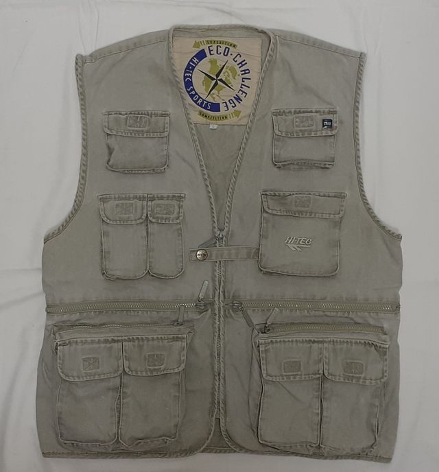 Chaleco Hi-Tec para caza y pesca (Talla L)