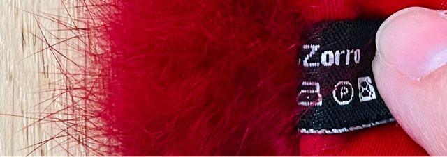 Cuello de zorro natural 100 %