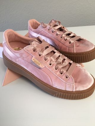 zapatillas puma terciopelo