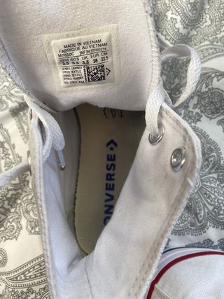 converse 2004 blanca