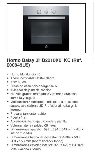fuente Inspeccionar Por ahí balay 3hb2010xo emitir barro líder