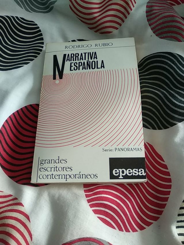 Narrativa Española.  Grandes escritores contemporá