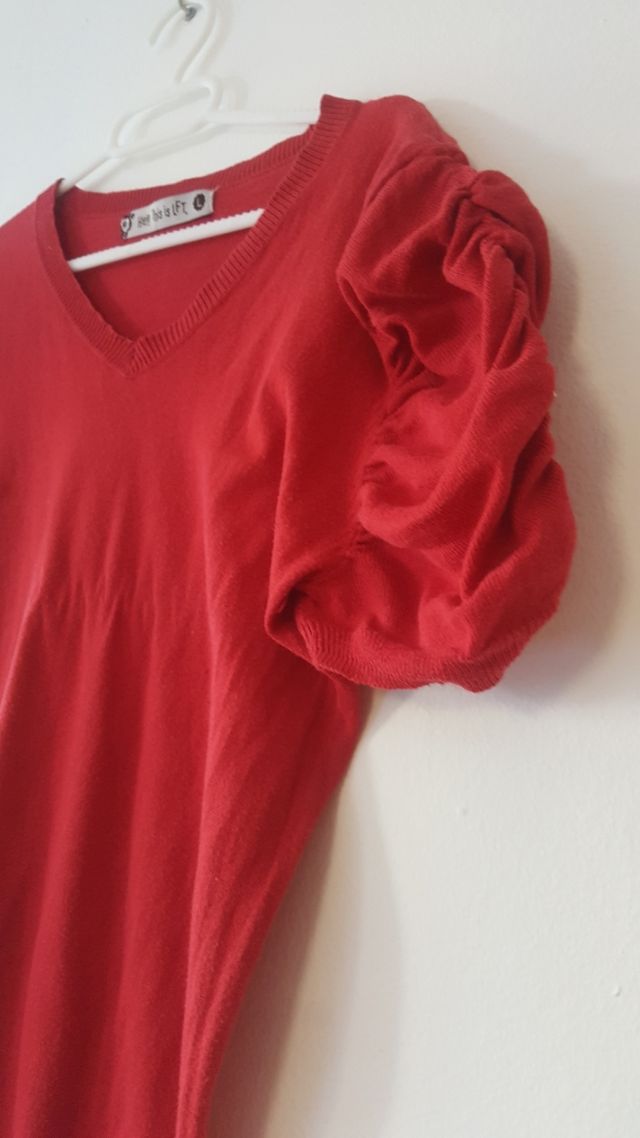 Camiseta manga abullonada