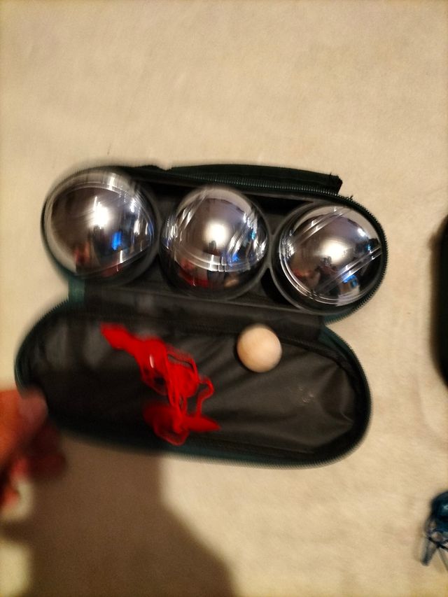 2 juegos de petanca completos con estuches