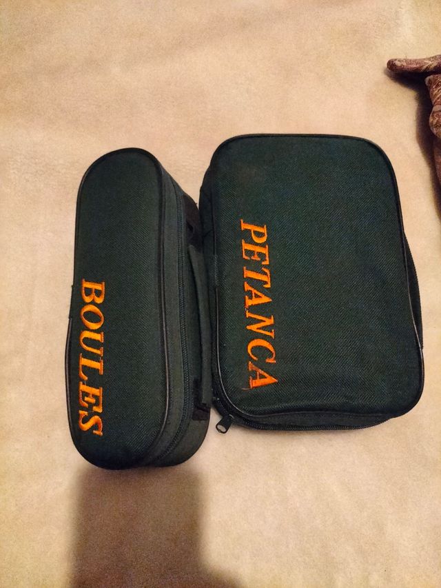 2 juegos de petanca completos con estuches