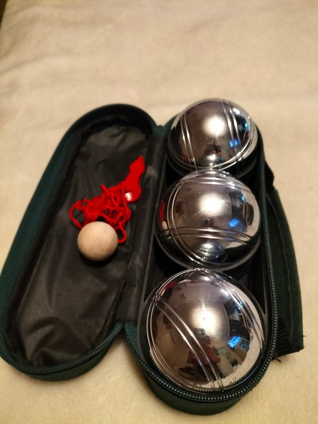 2 juegos de petanca completos con estuches