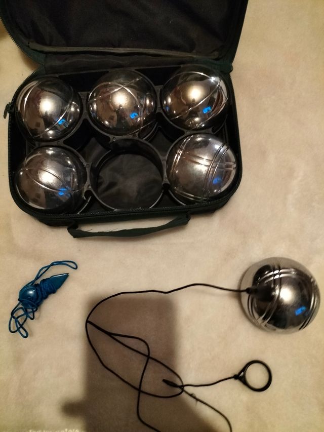 2 juegos de petanca completos con estuches