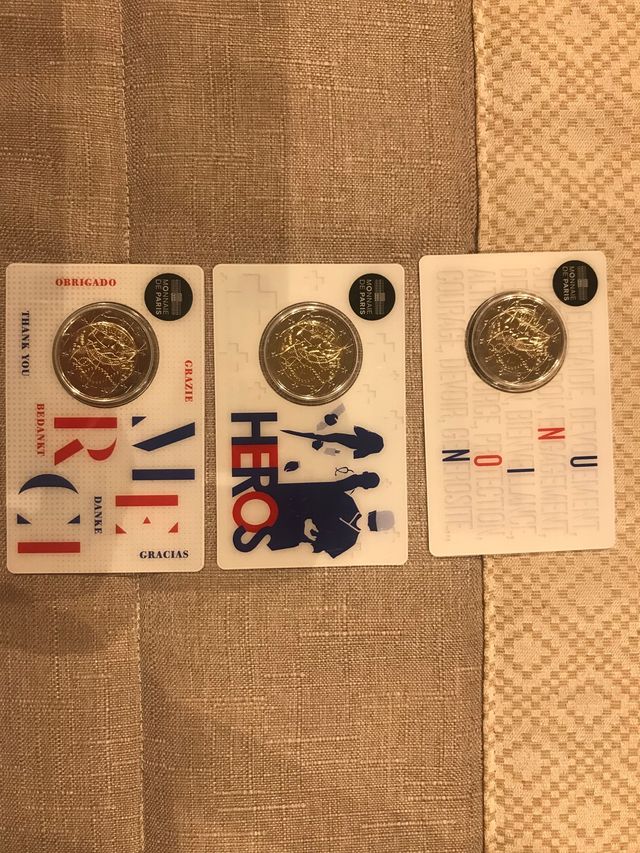 monedas pandemia 2€ Malta Italia Francia Belgica