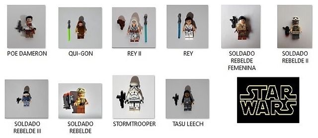 MINIFIGURAS LEGO STAR WARS